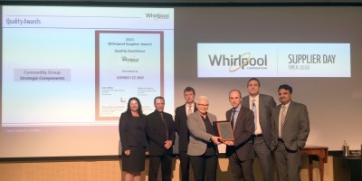 Copreci receives Supplier Quality Excellence Award from Whirlpool